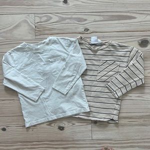 Zara Long Sleeve Tshirt Boy Bundle sz 4/5